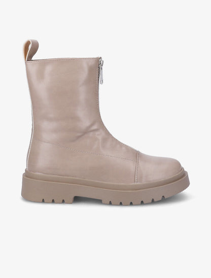 Boots montantes zippées - Taupe - 2