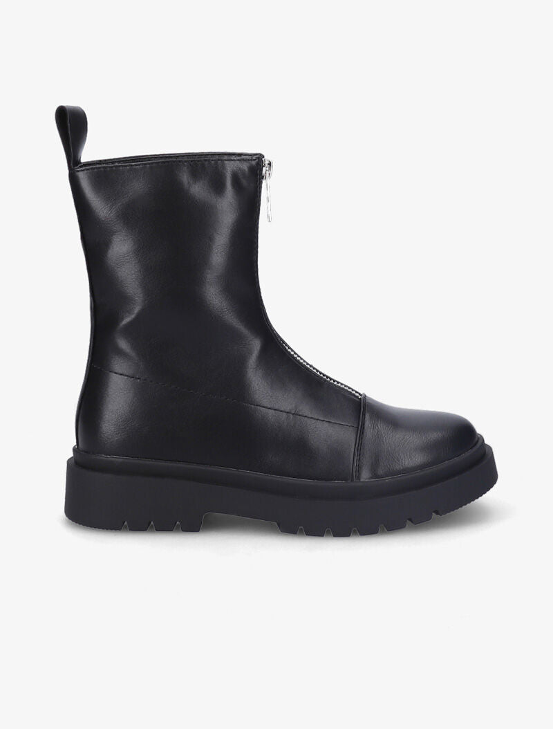 Boots montantes zippées - Noir - 2