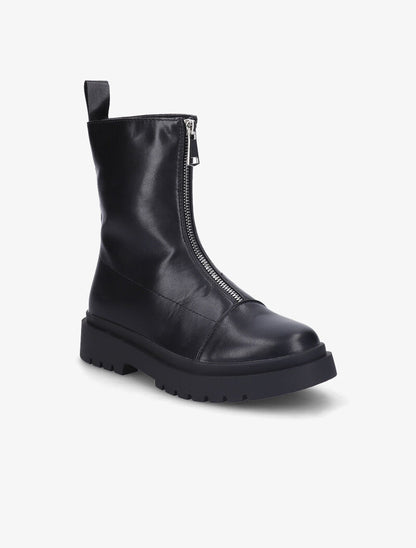Boots montantes zippées - Noir - 3