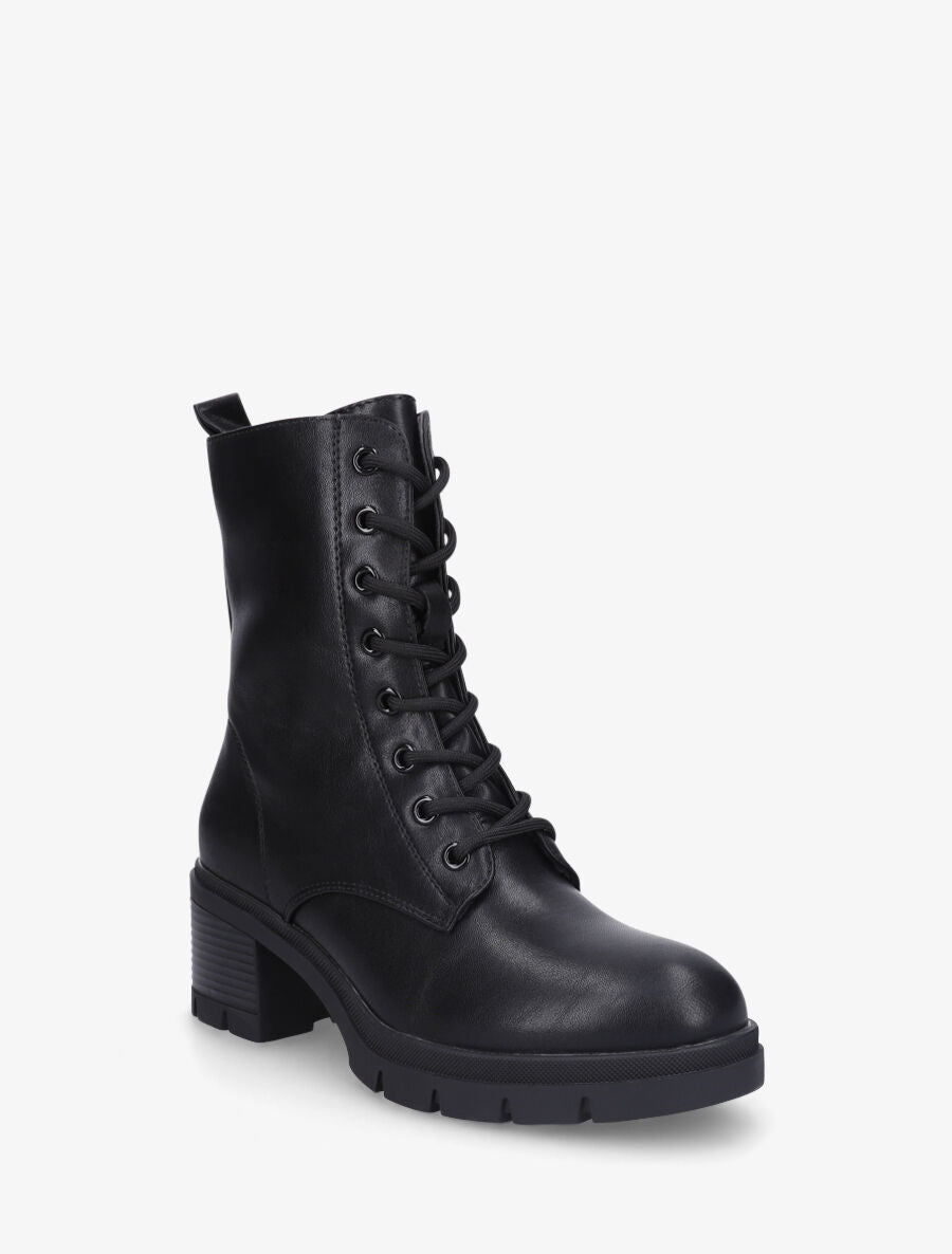 Bottines montantes à talon - Noir - 2