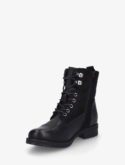 Bottines à contrefort effet panier d&