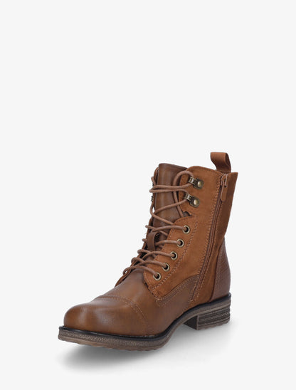 Bottines à contrefort effet panier d&