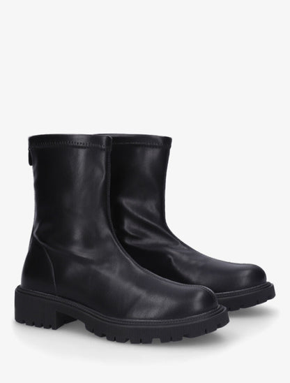 Bottines souples en simili - Noir - 4