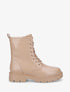 Bottines basiques en simili - Beige foncé - 1