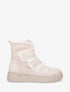Boots fourrées à scratch - Beige - 5