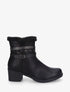 Bottines fourrées à talon - Noir - 1