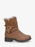 Bottines fourrées bi-matière - Camel - 5