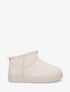 Low boots plates en suédine - Beige - 1