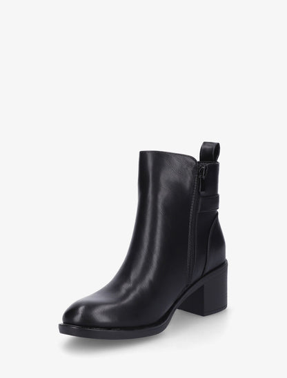 Bottines élastiquées unies - Noir - 3