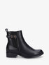 Bottines plates basiques à boucle - Noir - 1