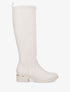 Bottes plates en simili - Beige - 1