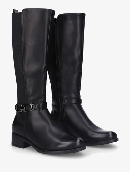 Bottes classiques élastiquées - Noir - 4