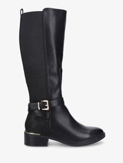 Bottes à contrefort paillété et métal - Noir - 1