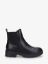Bottines élastiquées unies - Noir - 1