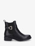 Bottines basiques en simili - Noir - 1