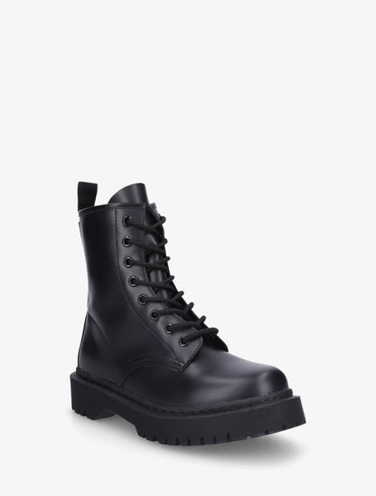 Bottines montantes à lacets - Noir - 2
