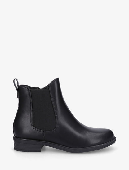 Bottines plates élastiquées - Noir - 5