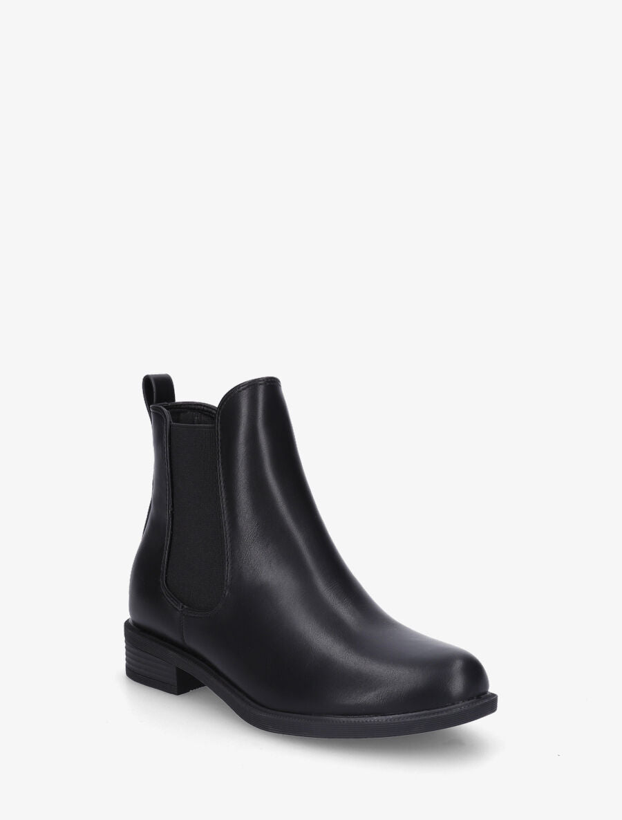 Bottines plates élastiquées - Noir - 2
