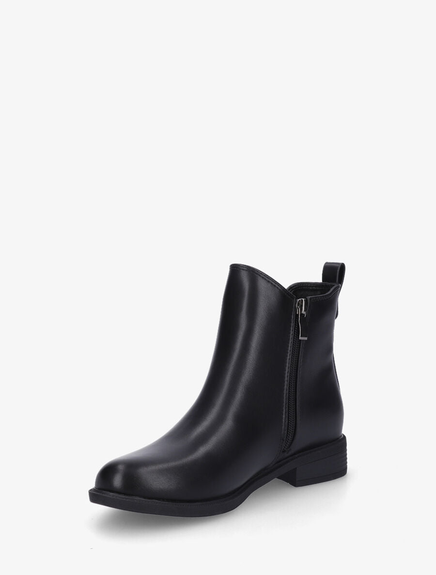 Bottines plates élastiquées - Noir - 3