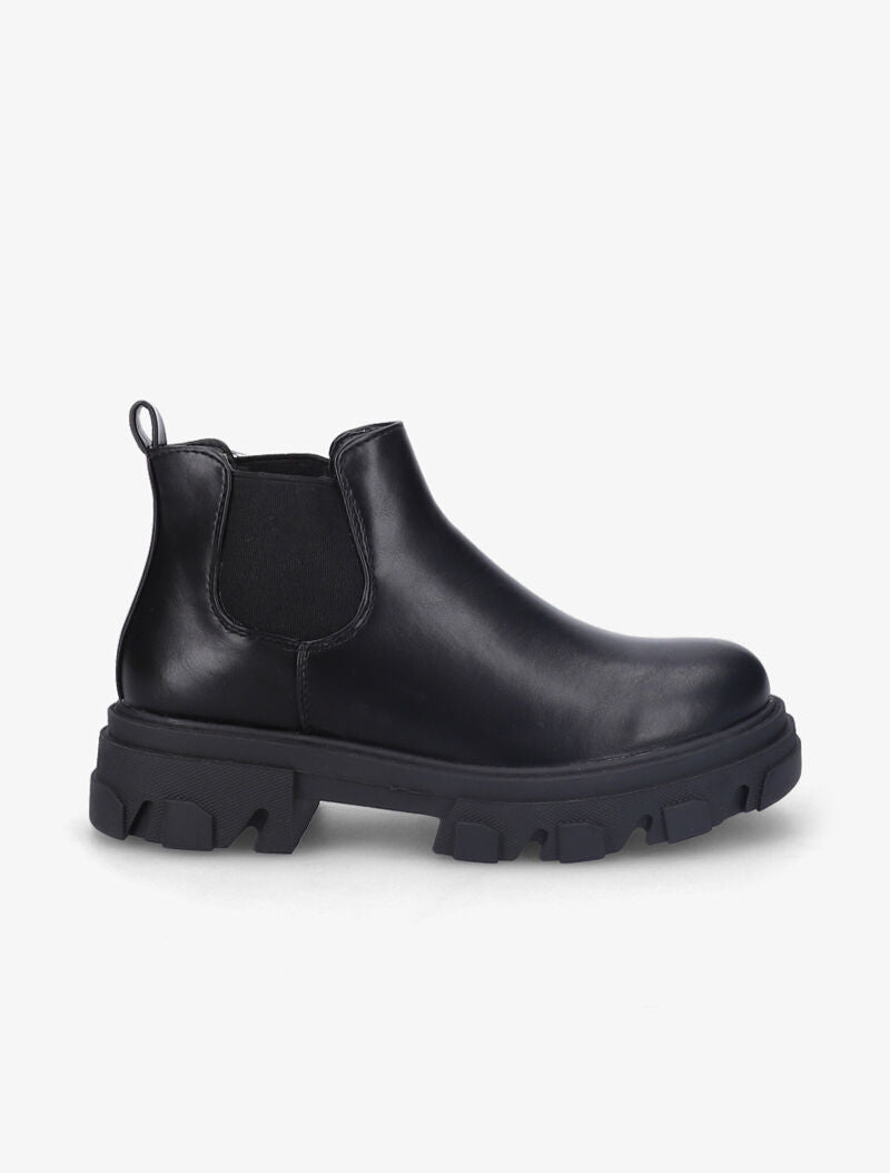 Chelsea boots à semelles crantées - Noir - 5