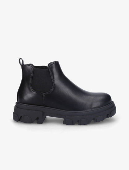 Chelsea boots à semelles crantées - Noir - 5