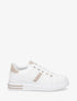 Baskets classiques en simili - Blanc/beige - 5