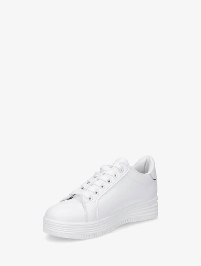 Sneakers à semelle texturée - Blanc - 3