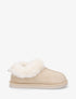 Low boots fourrée en suédine - Beige - 5