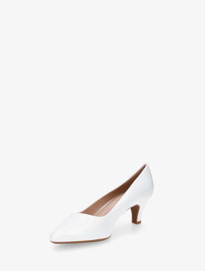 Escarpins vernis unis - Blanc - 3