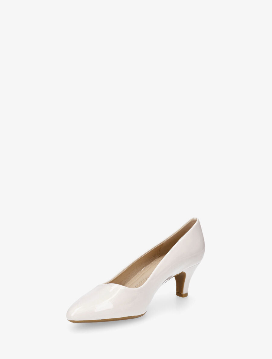 Escarpins vernis unis - Beige - 3