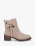 Bottines en suédine à corde - Taupe - 5