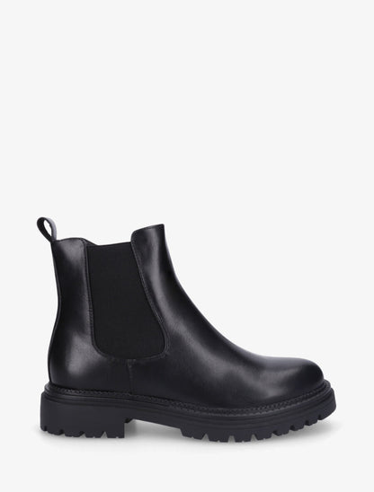 Low boots en simili - Noir - 1