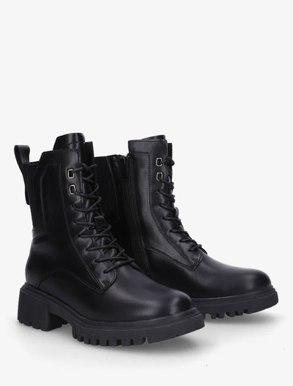 Bottines montantes à contrefort élastiqué - Noir - 4