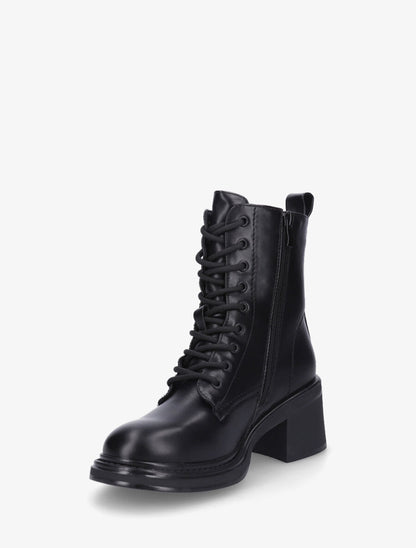 Bottines montantes à talon - Noir - 3