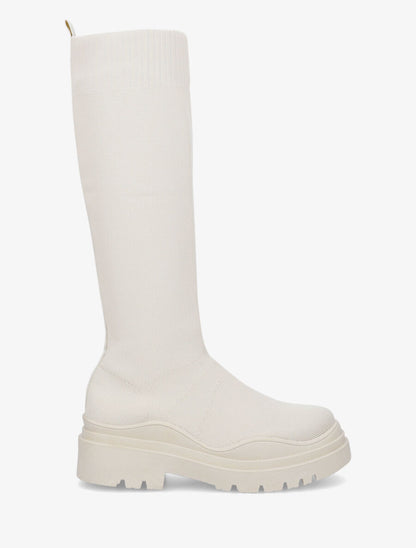 Bottes chaussettes plates - Beige - 1