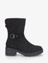 Bottines montantes en suédine - Noir - 5