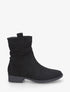 Bottines montantes froncées - Noir - 1
