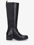 Bottes plates à boucle fantaisie - Noir - 1
