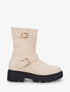 Bottines montantes en suédine - Beige - 5