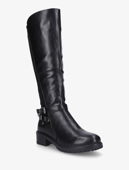 Bottes à contrefort en suédine - Noir - 2