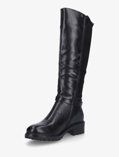 Bottes à contrefort en suédine - Noir - 3