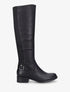 Bottes plates en simili - Noir - 5