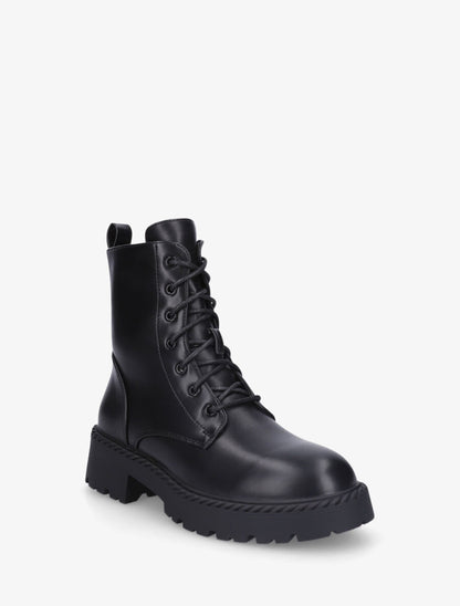 Bottines montantes à lacets - Noir - 2