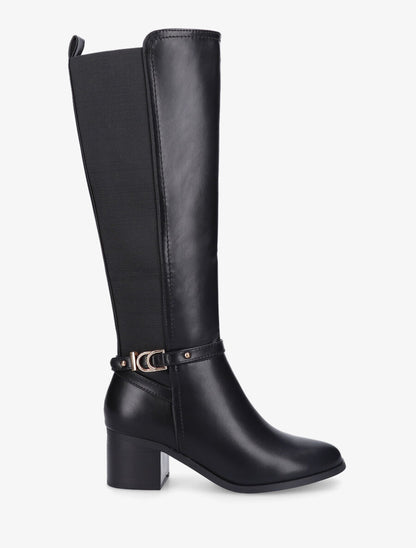 Bottes unies élastiquées - Noir - 5