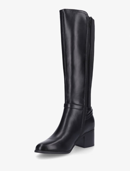 Bottes unies élastiquées - Noir - 3