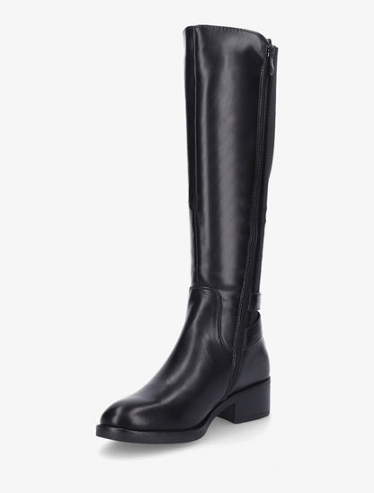 Bottes élastiquées à double sangle - Noir - 3