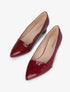 Escarpins vernis à petits talons - Bordeaux - 5