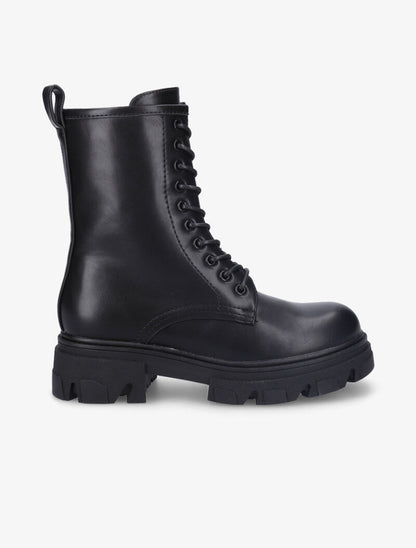 Bottines à talon et semelle crantés - Noir - 1