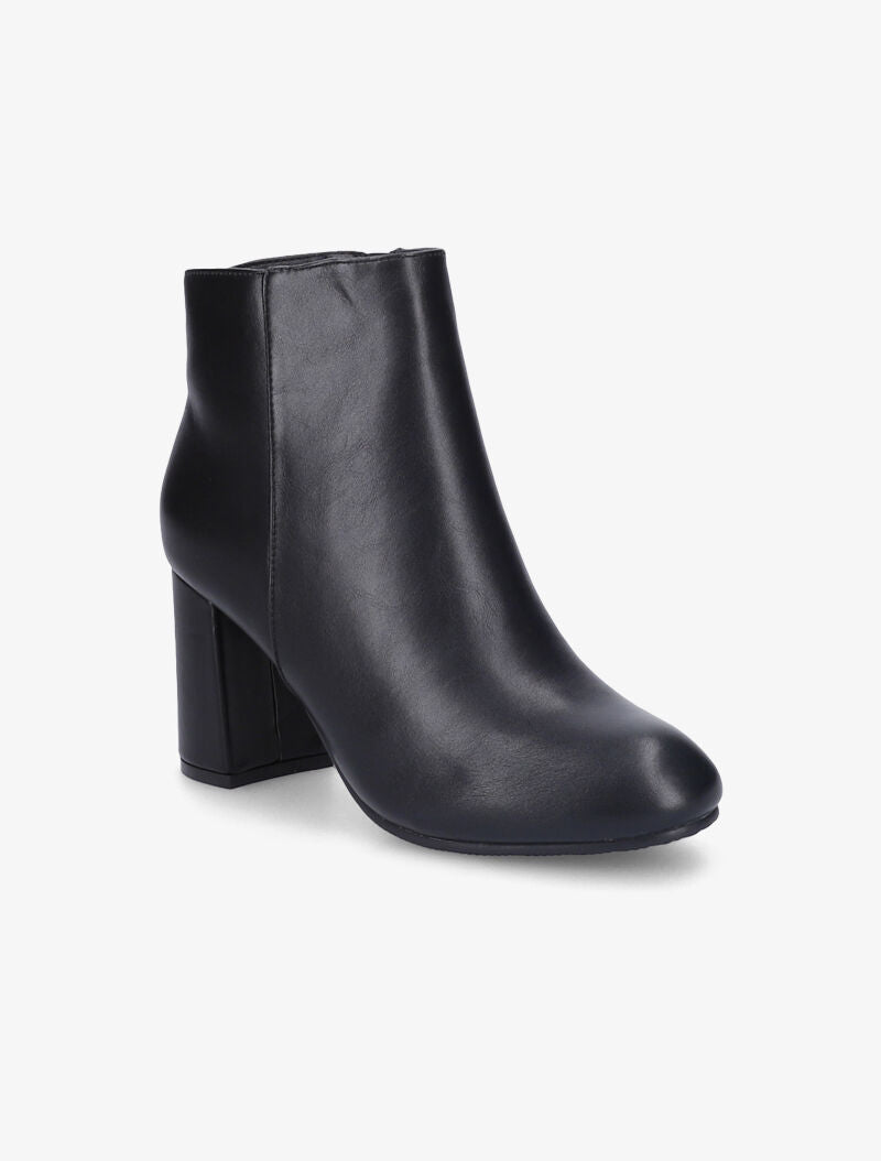 Bottines basiques à talon - Noir - 3