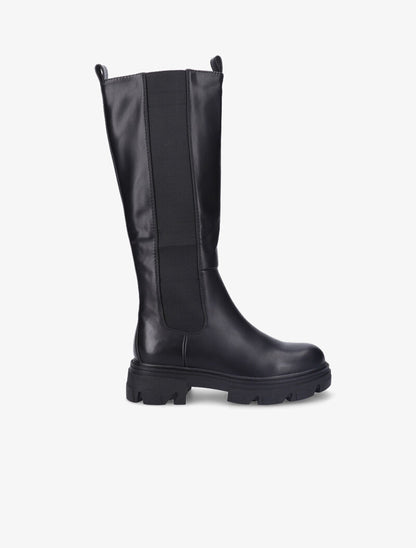 Bottes à semelles épaisses - Noir - 1